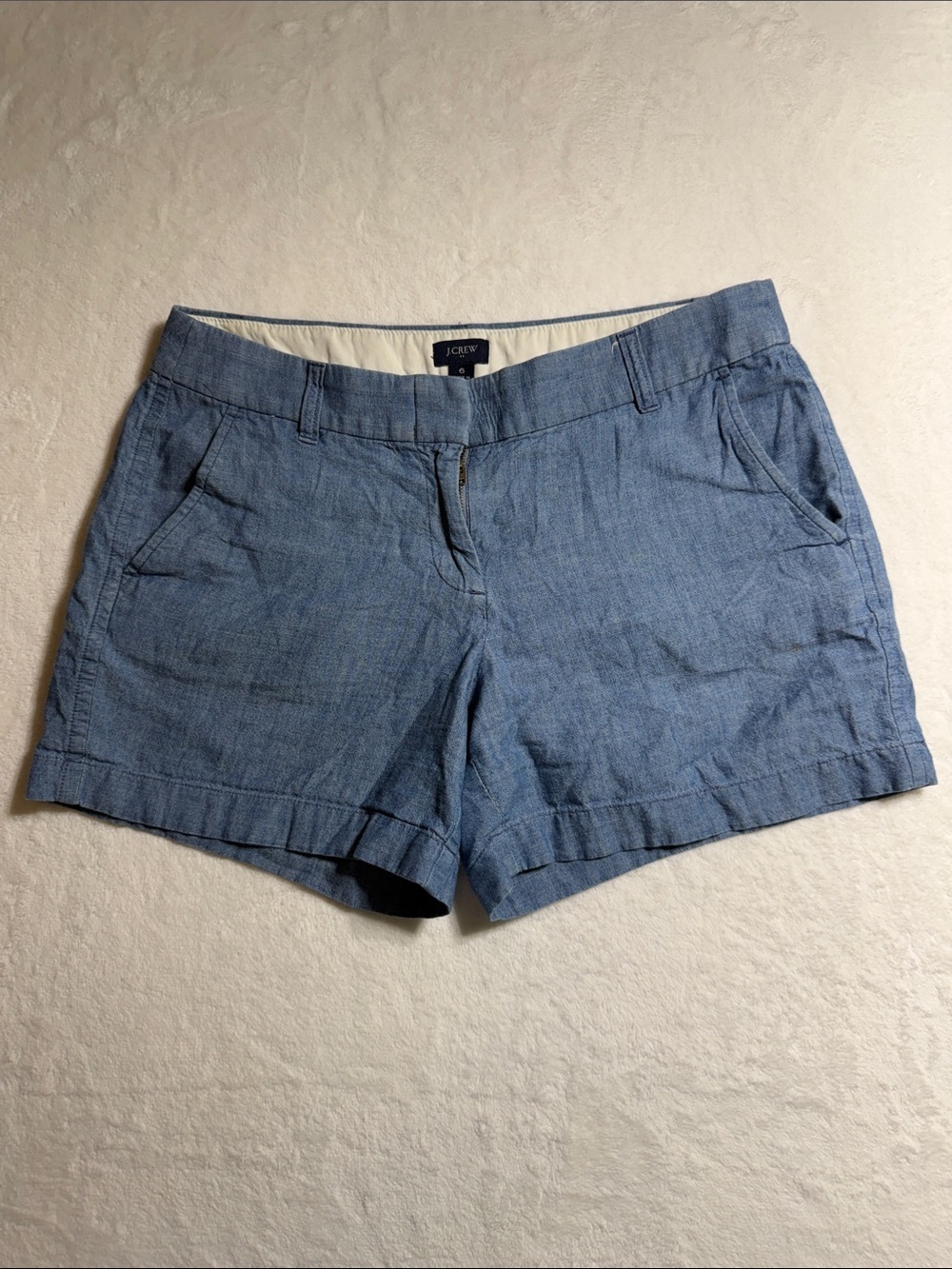 J. Crew Chambray Blue Women's Shorts